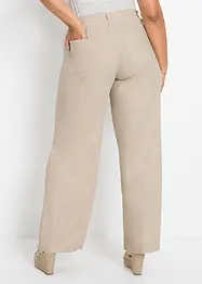 Pantaloni a palazzo in misto lino, bonprix