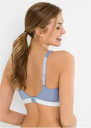 Reggiseno t-shirt senza ferretto con cotone biologico (pacco da 2), bonprix