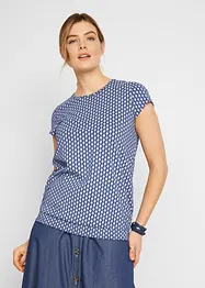 Maglia fantasia con maniche ad aletta (pacco da 2), bonprix