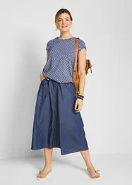 Maglia fantasia con maniche ad aletta (pacco da 2), bonprix