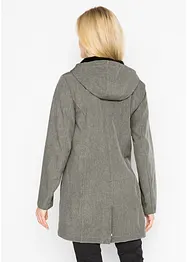 Parka in softshell con cappuccio, bonprix