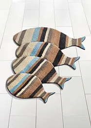 Tappeto da bagno a forma di pesce, bonprix