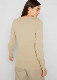 Maglione in filato fine, bonprix