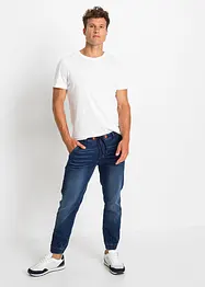 Jeans in felpa con elastico in vita regular fit, straight, bonprix