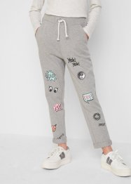 Pantaloni in felpa con stampe, bpc bonprix collection