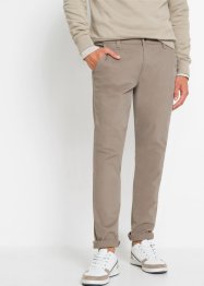 Pantaloni chino elasticizzati slim fit straight, bpc bonprix collection