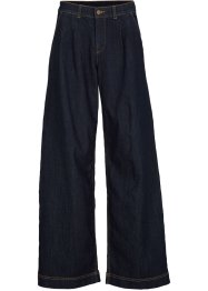 Jeans larghi con pinces e cinta comoda, bpc bonprix collection