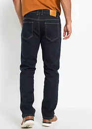 Jeans termici elasticizzati con fodera calda in pile, classic fit, bonprix