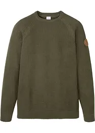 Maglione con cotone riciclato, bonprix