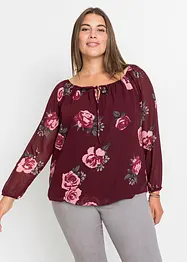 Blusa con coulisse, bonprix