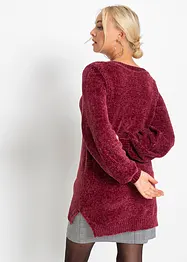 Maglione lungo in ciniglia, bonprix