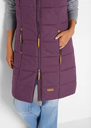 Gilet lungo a collo alto, bonprix