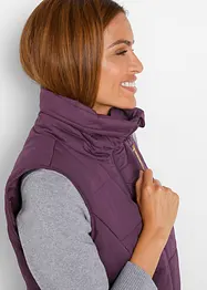 Gilet lungo a collo alto, bonprix