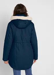Parka imbottito con pelliccia sintetica, bonprix