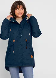 Parka imbottito con pelliccia sintetica, bonprix