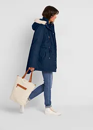 Parka imbottito con pelliccia sintetica, bonprix