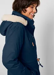 Parka imbottito con pelliccia sintetica, bonprix