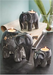 Portalumino a forma di elefante (set 3 pezzi), bpc living bonprix collection