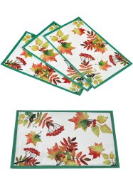 Tovagliette americane con foglie (pacco da 4), bpc living bonprix collection