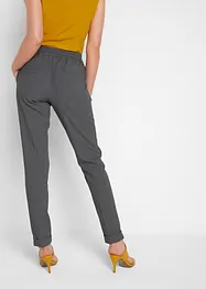 Pantaloni con pinces ed elastico in vita, bonprix