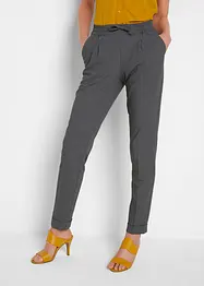 Pantaloni con pinces ed elastico in vita, bonprix