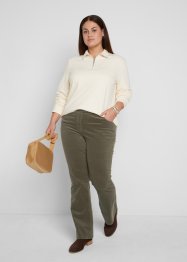 Pantaloni di velluto elasticizzato, bootcut, bpc bonprix collection