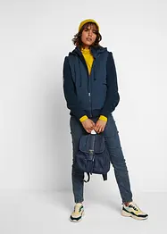 Giacca con maniche in maglia e cappuccio, bonprix