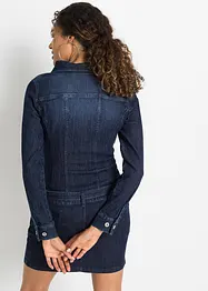 Abito di jeans con cintura, bonprix