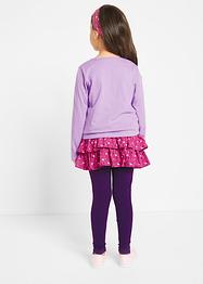 Maglia, gonna, leggings, accessorio (set 4 pezzi), bpc bonprix collection