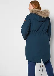 Parka invernale con cappuccio in ecopelliccia, bonprix