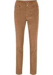 Pantaloni di velluto elasticizzati skinny, bonprix