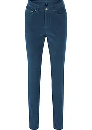 Pantaloni di velluto a coste elasticizzato, skinny, bonprix