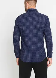 Camicia a maniche lunghe slim fit in puro cotone, bonprix