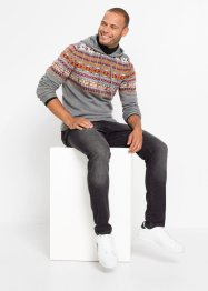 Maglione norvegese con cappuccio, bpc bonprix collection