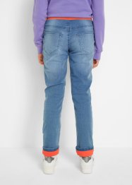 Jeans felpati con fodera di jersey, John Baner JEANSWEAR