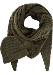 Sciarpa e berretto in maglia (set 2 pezzi), bpc bonprix collection