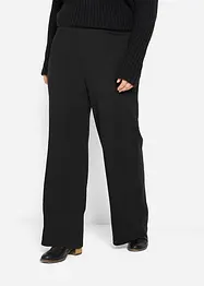 Pantaloni a palazzo  in misto viscosa con elastico in vita, bonprix