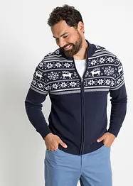 Cardigan norvegese in puro cotone delicato sulla pelle, bonprix