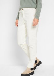 Pantaloni in velluto con cinta elastica Beige Bonprix Donna Abbigliamento Pantaloni e jeans Pantaloni Pantaloni in velluto 