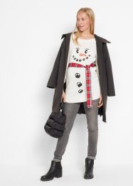 Maglione prémaman con pupazzo di neve, bpc bonprix collection