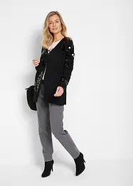 Cardigan con paillettes, bonprix