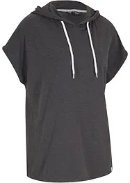 Maglia con cappuccio senza maniche, bonprix