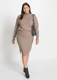 Maglione oversize in misto viscosa morbido, bonprix