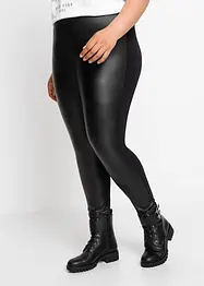 Leggings in similpelle con viscosa, bonprix