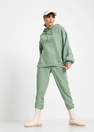 Felpa con cappuccio oversize in morbido misto cotone, bonprix
