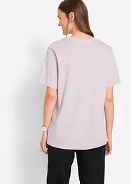 Maglia lunga e larga con scollo a V e maniche corte (pacco da 5), bonprix