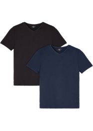 T-shirt elasticizzata (pacco da 2) slim fit, RAINBOW