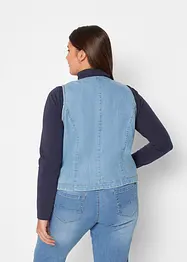 Gilet in jeans elasticizzato, bonprix