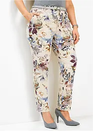 Pantaloni elasticizzati a fiori, bonprix