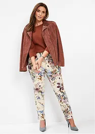 Pantaloni elasticizzati a fiori, bonprix